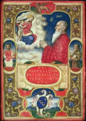 Antonio Marcello Praying to the Virgin Mary, c.1540